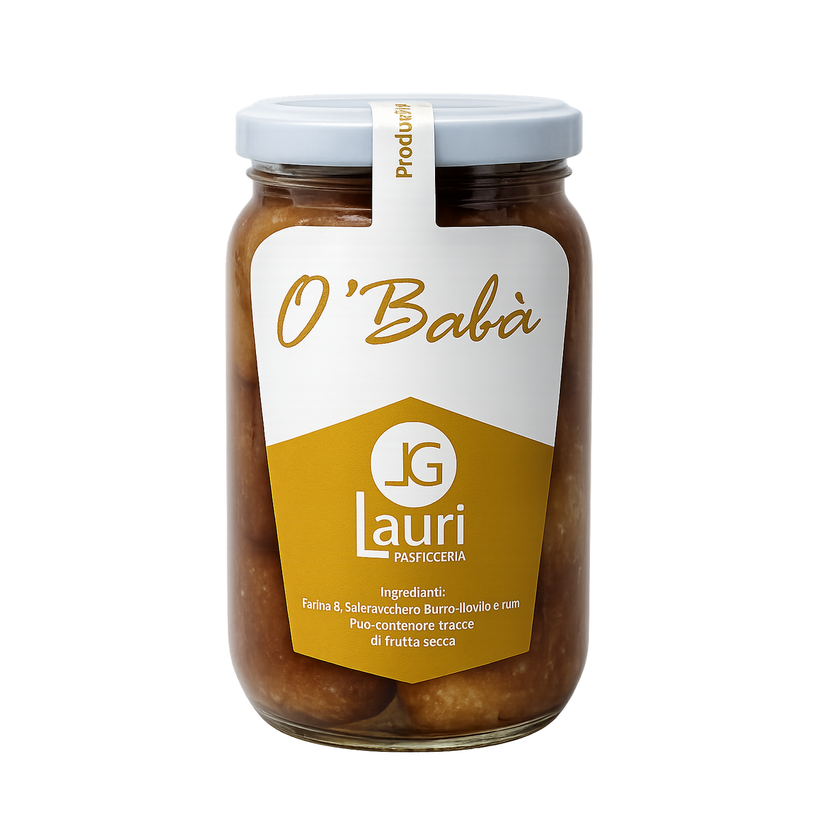 Babà al Rum artigianale napoletano in vasetto
