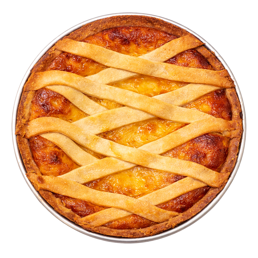 Pastiera napoletana tradizionale artigianale per Pasqua