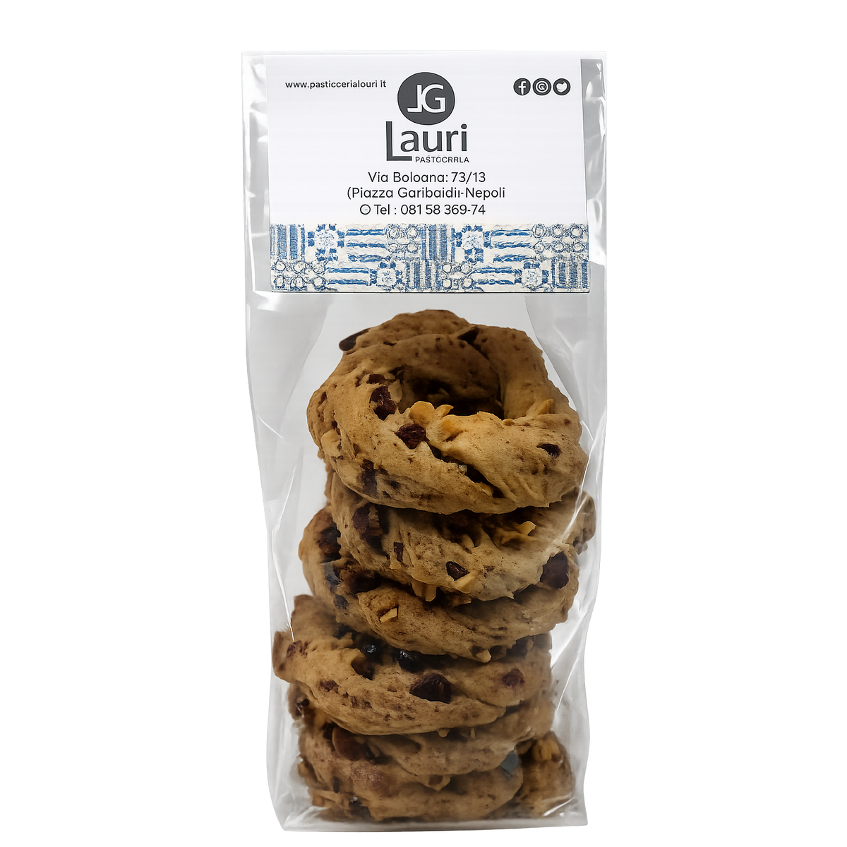 Taralli napoletani artigianali con sugna e pepe